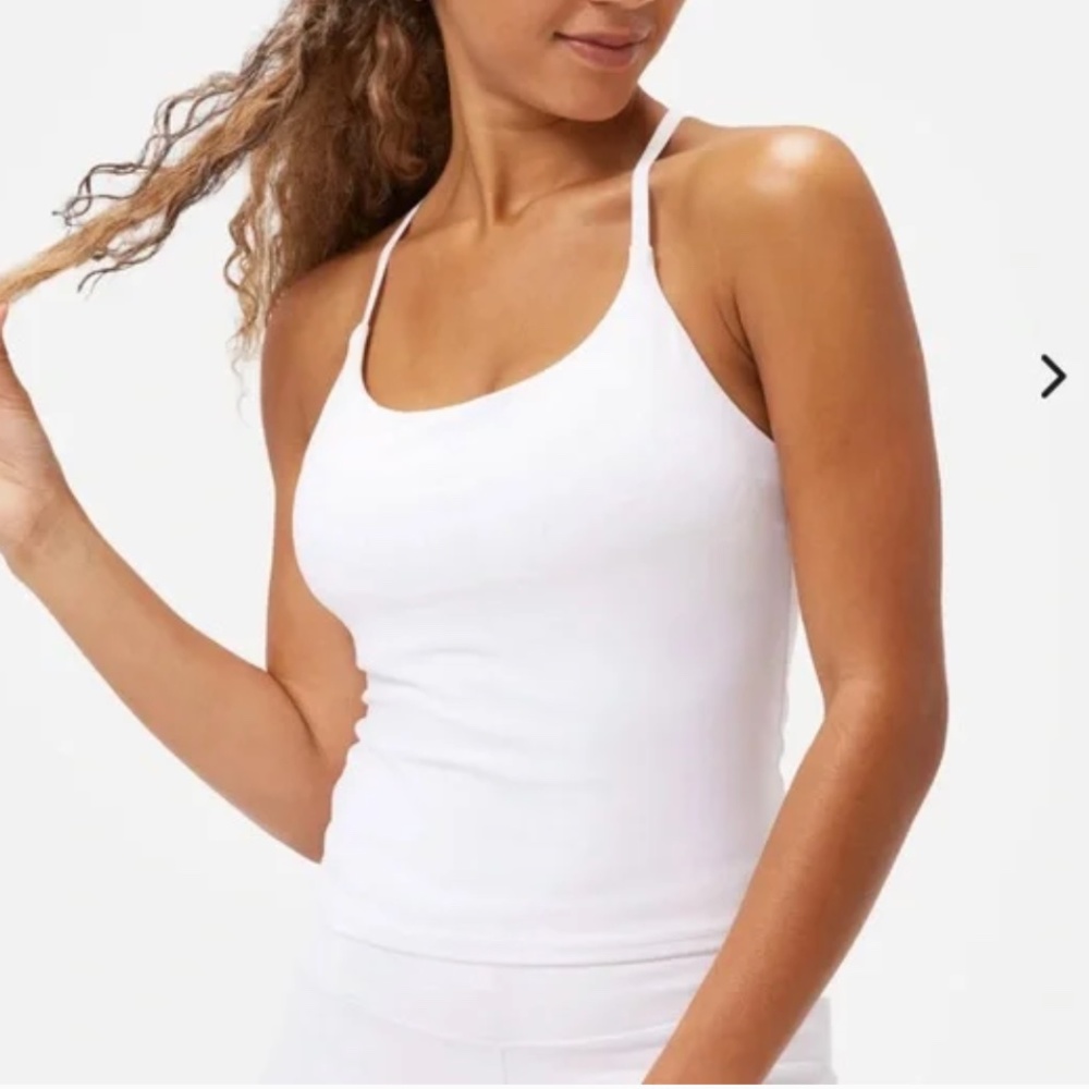 outdoor voices white tech sweat tank